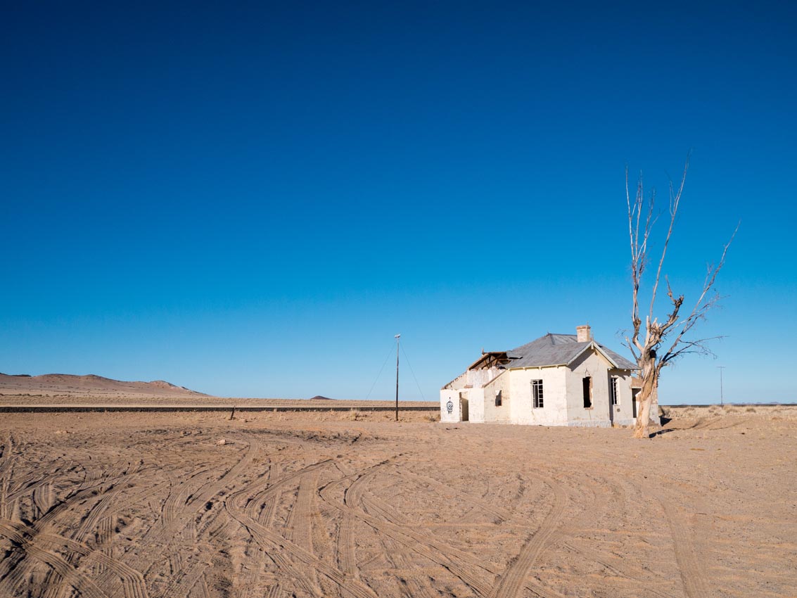 Garub verlassene Bahnstation in Namibia